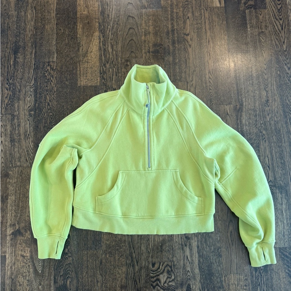 Lululemon Scuba oversized funnel neck half zip
